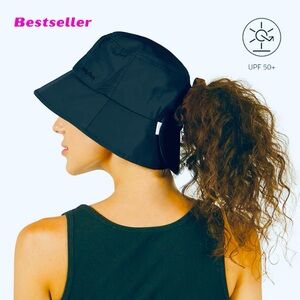 Ponyflo Navy Bucket Hat – NEW 🧢🌊